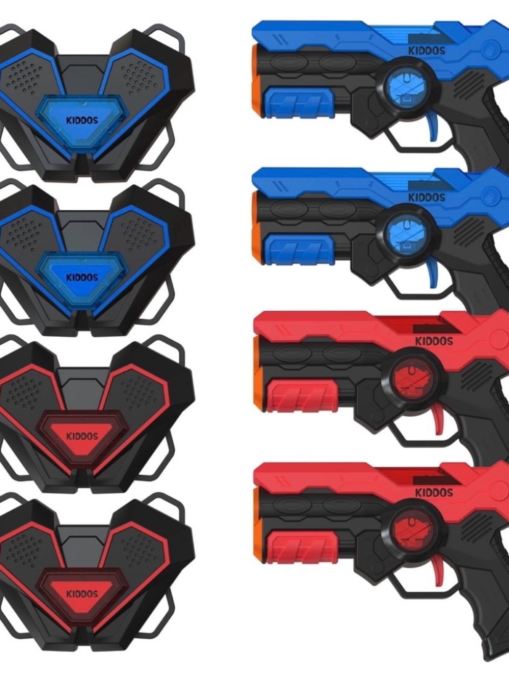 KIDDOS Blue & Red Electronic Laser Tag